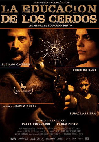 La educación de los cerdos movie poster