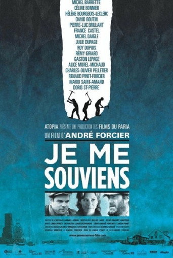 Je me souviens movie poster