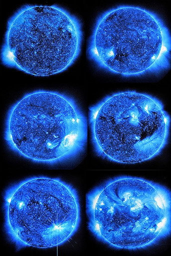 Watching the Sun at Midnight SDO/NASA (Blue) movie poster