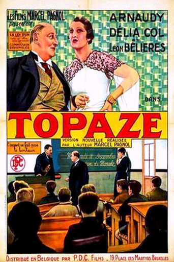 Topaze movie poster