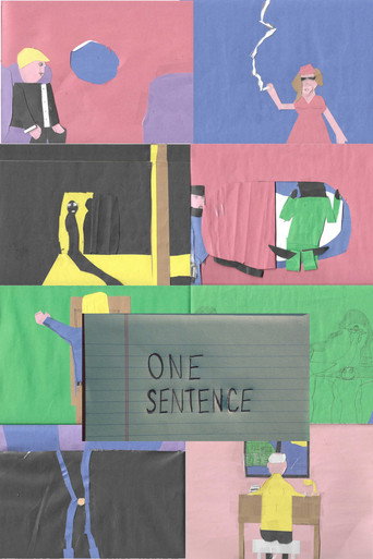 ONE SENTENCE movie poster