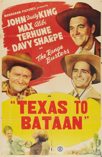 Texas to Bataan movie poster
