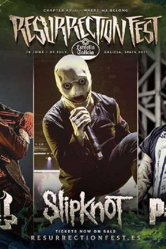 Slipknot - Live at Resurrection Fest EG 2023 movie poster