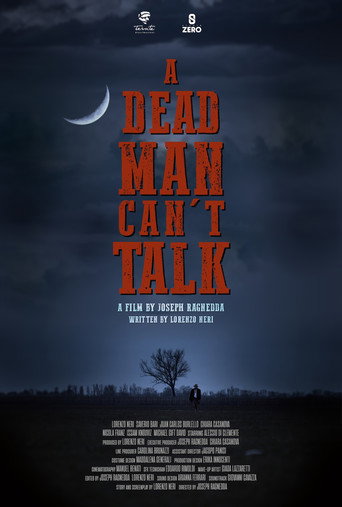 A DEAD MAN CAN'T TALK movie poster