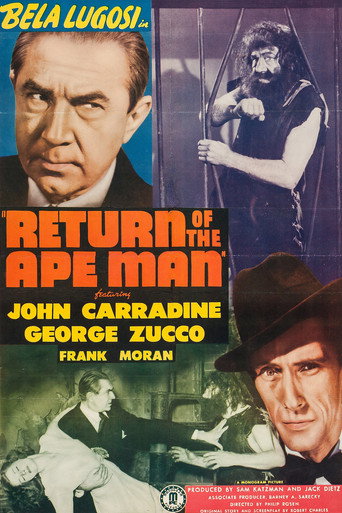 Return of the Ape Man movie poster