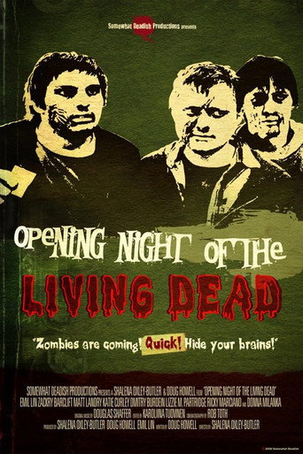 Opening Night of the Living Dead movie poster