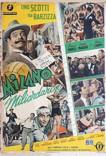 Milano miliardaria movie poster