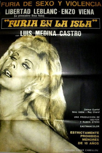 Furia en la isla movie poster