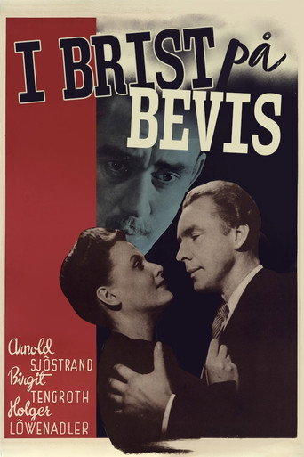 I brist på bevis movie poster