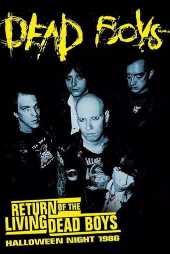 Return of the Living Dead Boys – Halloween Night 1986 movie poster