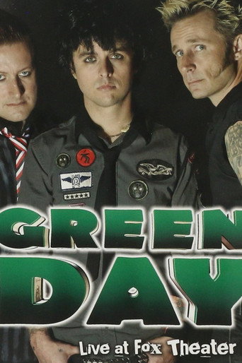 Green Day: Live at Fox Theater movie poster