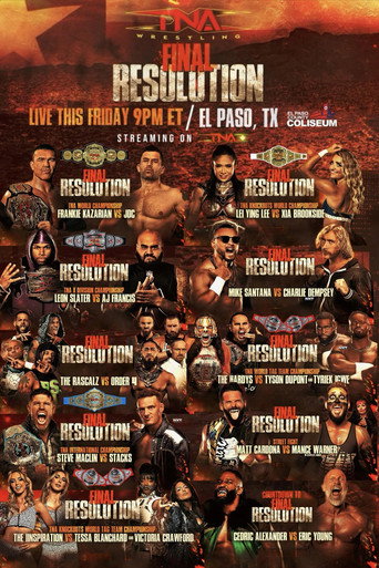 TNA Final Resolution 2025 movie poster