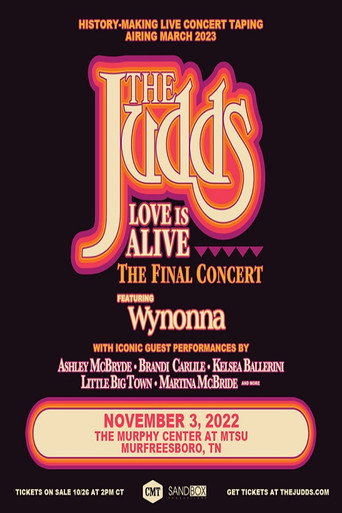 The Judds: Love Is Alive - The Final Concert movie poster