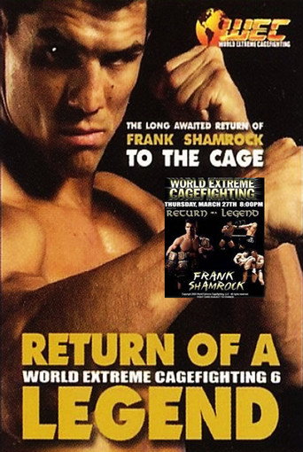 WEC 6: Return of a Legend movie poster
