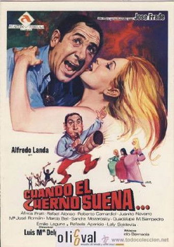 Cuando el cuerno suena movie poster