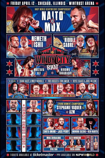 NJPW Windy City Riot 2024 movie poster