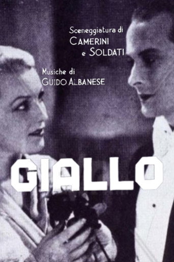 Giallo movie poster