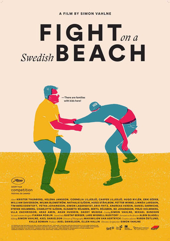 Fight on a Swedish Beach!! movie poster