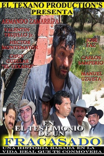 El Testimonio De Un Fracasado movie poster