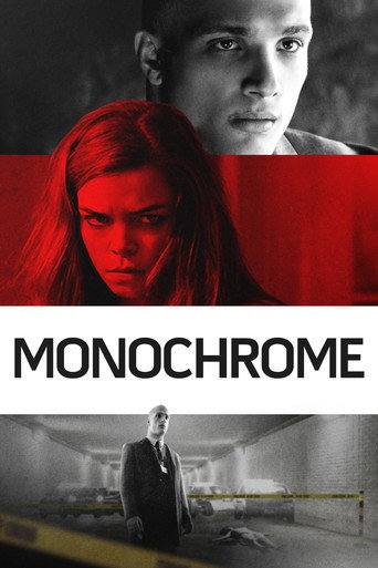 Monochrome movie poster