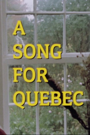 A Song for Quebec movie poster