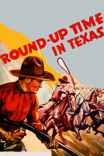 Round-Up Time in Texas movie poster