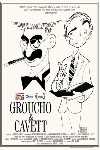 Groucho & Cavett movie poster