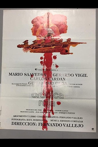 Crónica roja movie poster