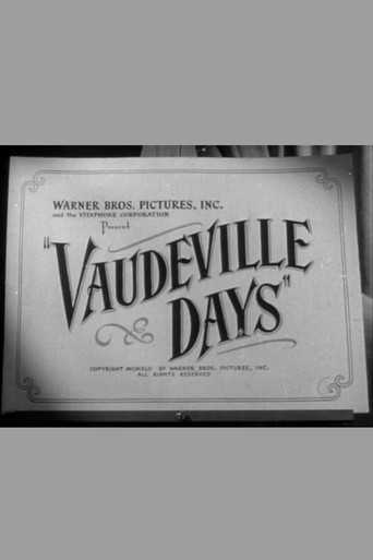 Vaudeville Days movie poster