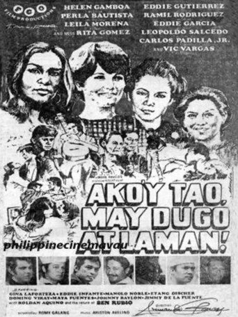 Ako'y tao, may dugo at laman! movie poster