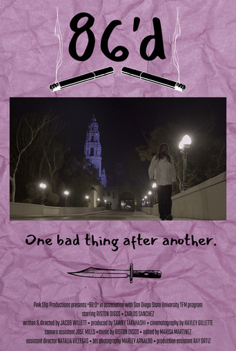 86'd movie poster