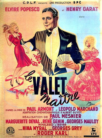 Le Valet maître movie poster