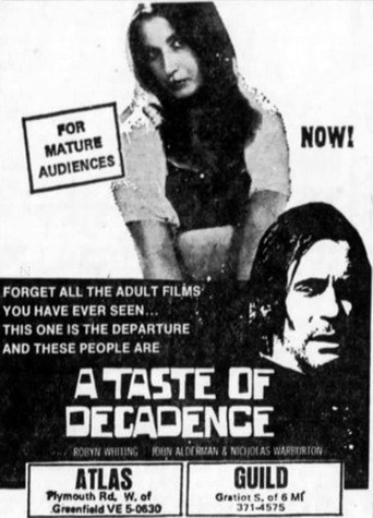 A Taste of Decadence movie poster