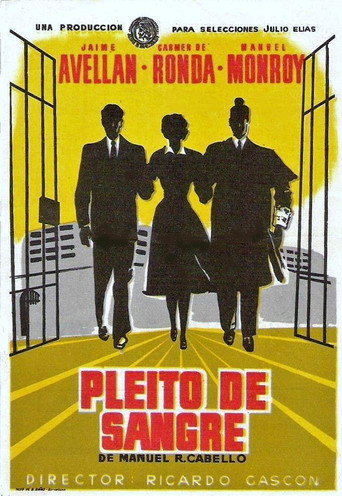 Pleito de sangre movie poster