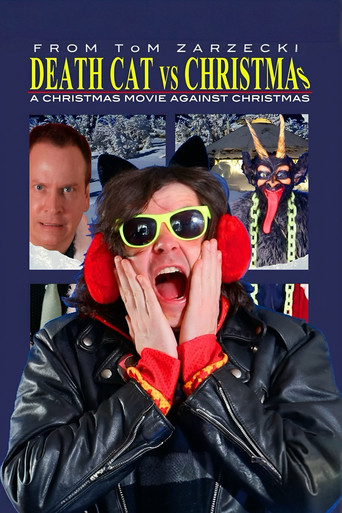 Death Cat vs Christmas movie poster