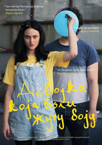 The girl who loves yellow movie poster