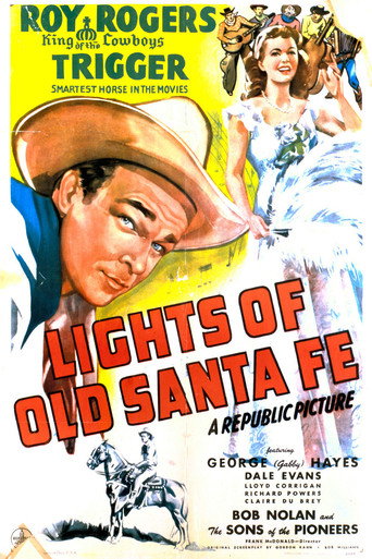 Lights of Old Santa Fe movie poster