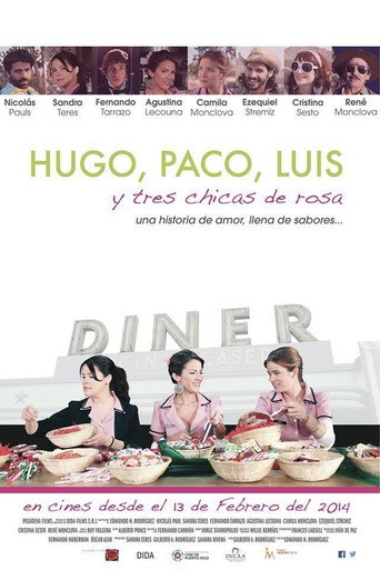 Hugo, Paco, Luis y tres chicas de rosa movie poster