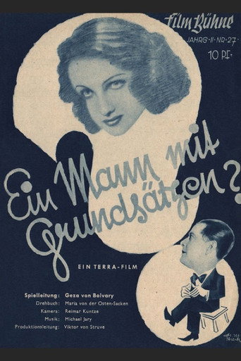 A Man with Principles? movie poster