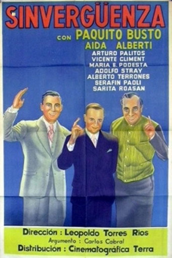 Sinvergüenza movie poster