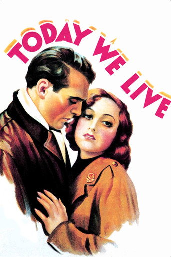 Today We Live movie poster