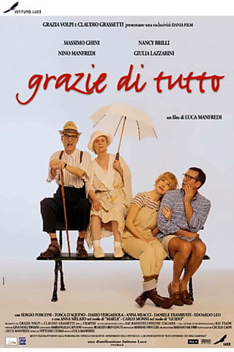 Grazie di tutto movie poster
