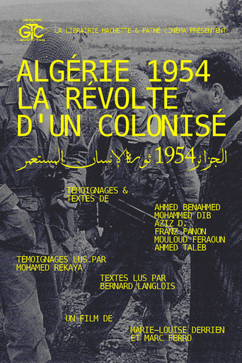 Algeria 1954, The Revolt Of A Colonized movie poster