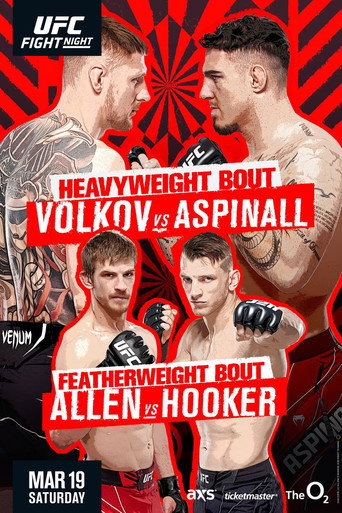 UFC Fight Night 204: Volkov vs. Aspinall movie poster