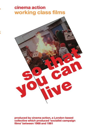 So That You Can Live movie poster
