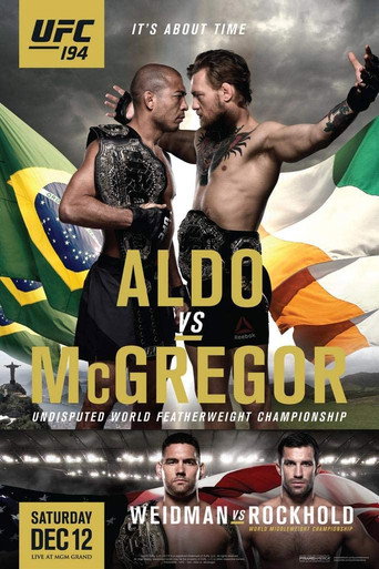 UFC 194: Aldo vs. McGregor movie poster