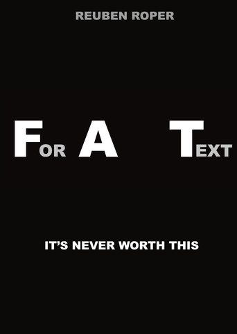 For a Text movie poster