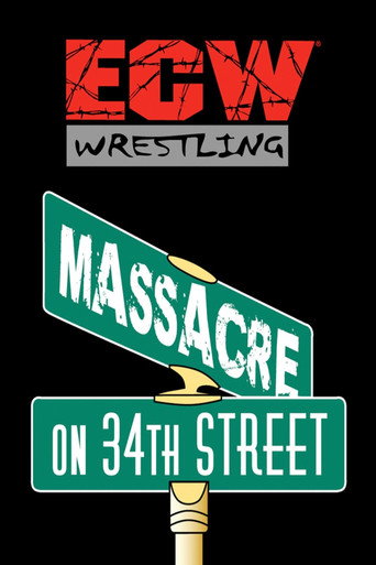 ECW Massacre on 34th Street movie poster