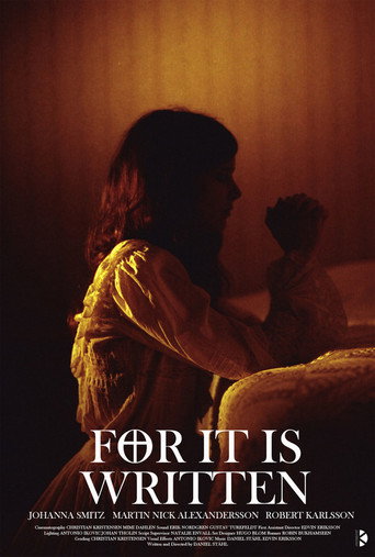 For It Is Written movie poster
