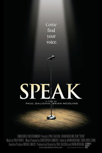 Speak movie poster